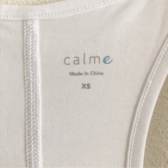 Johnny Was Calme Racerback Tank Top White XS - Picture 6 of 8